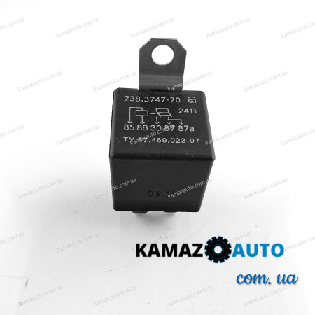 Реле стартера КамАЗ, МАЗ (Євро) 5-ти контактне (24V) 738.3747-20  // 738.3747-20